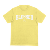 "BLESSED ARCH" Tee (Yellow/White)