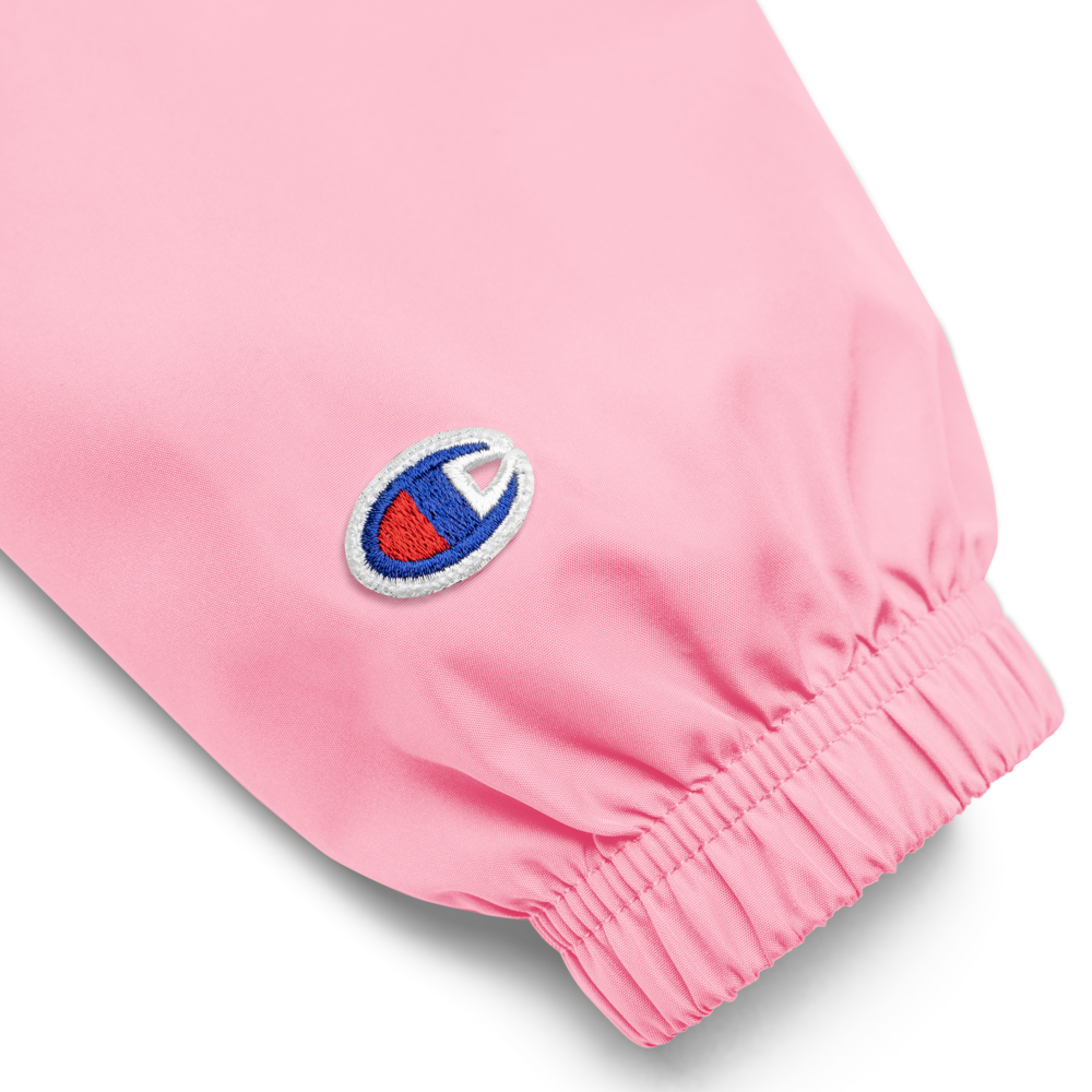 "BLESSED" Champion Windbreaker (Pink)